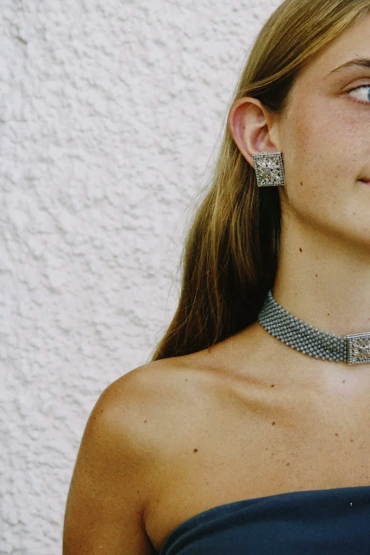 CHOKER MEHANDI GREY