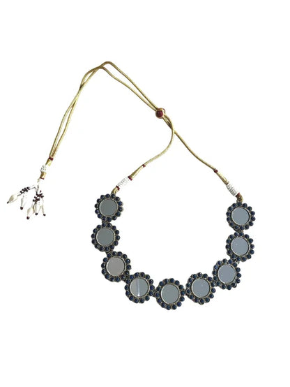 CHOKER ESPEJOS NAVY