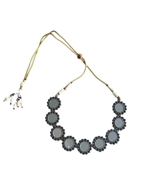 CHOKER ESPEJOS NAVY