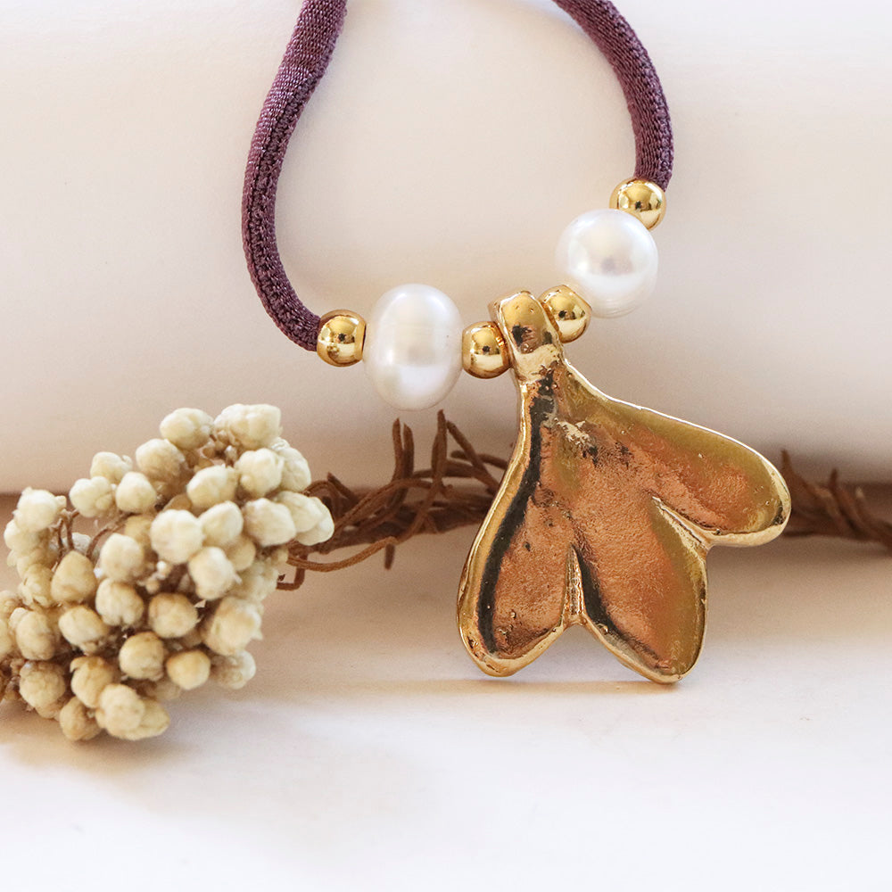 Collar FLEUR MINI PERLA