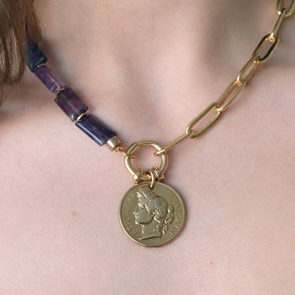 Collar corto cadena mujer EUNICE