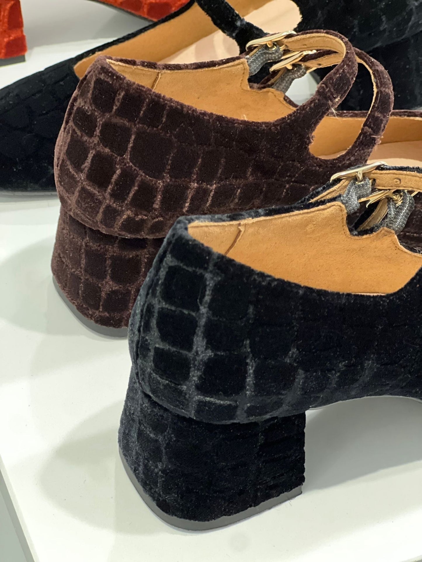 Tacón midi Pigalle Negro
