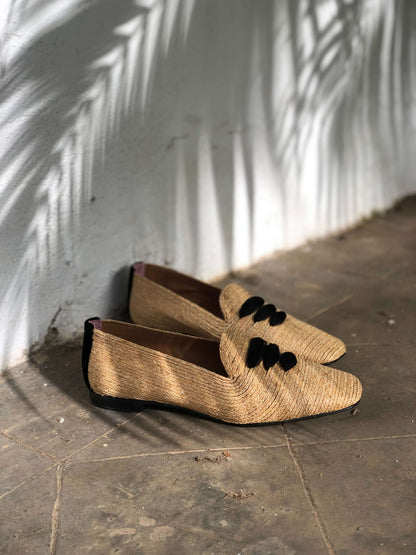 Mocasín Rafia Casablanca