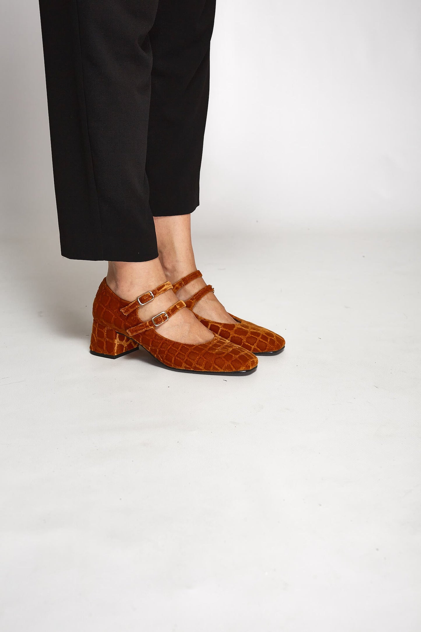 Tacón midi Pigalle Negro