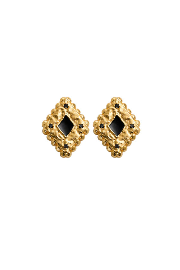 RHOMBUS SAND EARRINGS